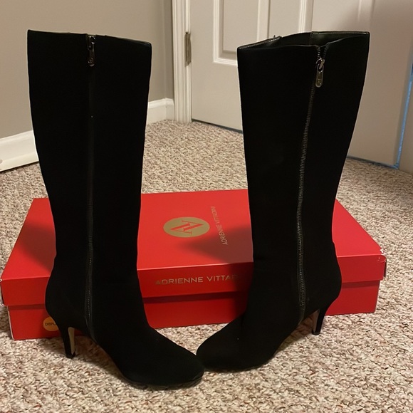 ADRIENNE VITTADINI SUEDE HIGH BOOTS - Picture 8 of 8